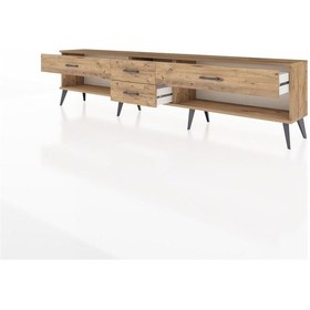 Resim Arges Tv Ünitesi 4 Çekmeceli 220x30x51 Çam-çam Atlas Çam/atlas Çam - Atlas Çam 