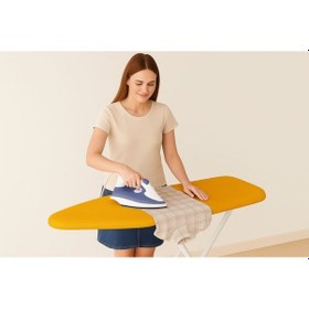 Resim Ütü Masası Kılıfı 45x135 Cm Keçe Lamineli İp Ayarlı Bal Sarısı Sarı 