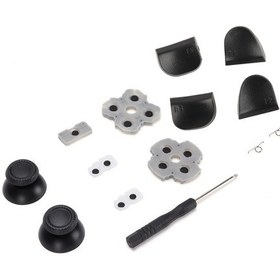 Resim Mufunye Ps5 Kumanda Tamir Seti: İletken Lastik Paspaslar, Joystick Kappen, L1/l2/r1/r2 Tuşlar Ve Tornavida - Dayanıklı Abs+silikon Parçalar 