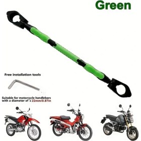 Resim Hightower Yeşil 1 Adet Dayanıklı Abs Motosiklet Denge Barı Kaymaz Tutma Kolu 