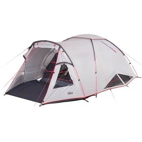 Resim High Peak Alfena 3 Kişilik Kamp Çadırı Tüm Hava Koşulları İçin Pembe 