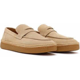 Resim Derimod Erkek Bej Süet Deri Loafer 26SFD631810 