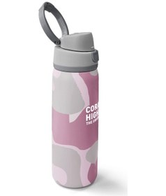 Resim Coral High Desenli Pipetli Ve Direkt İçim Çelik Termos 800 Ml 38579 Açık Pembe 