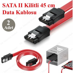 Resim 45CM HDD Optic Sata I / Iı Kilitli Data Kablo - 2 Adet 