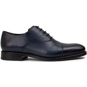 Resim Deery Hakiki Deri Lacivert Erkek Klasik Ayakkabı - 01026mmvıc01 