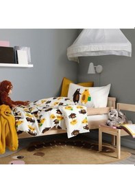 Resim Çocuk Nevresim Takımı Tek Kişilik Meridyendukkan 150X200/50X60 Cm (547954119) 