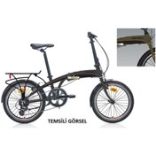 Resim Carraro 20j Flexı 108 Katlanır Bisiklet - Haki Turuncu 