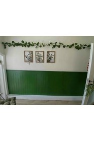 Resim Mdf Cnc Işlemeli Dekoratif Boyanabilir Duvar Paneli 102x18cm 6mm 102x18cm 