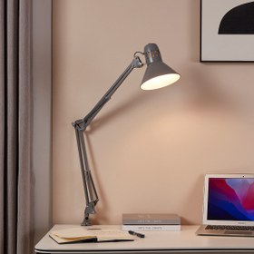 Resim Eglo Firmo E-27 Duy 1X40W Masa Lambası Gri 