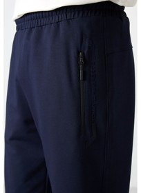 Resim Tommylife Tommy Life İndigo Fermuar Cepli Standart Kalıp Klasik Paça Erkek Kapri - 83091 İndigo 