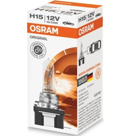 Resim Osram Halojen Ampul H15 12V 15 55W - 64176 