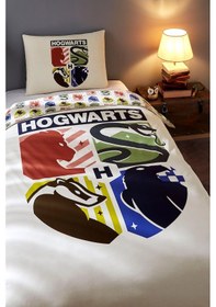 Resim Özdilek Harry Potter Hogwarts Tek Kişilik Lisanslı Lastikli Çocuk Nevresim Takımı Çok Renkli 