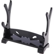 Resim Mingjin Shop 1 1 Adet Siyah Iki Katlı Tutucu Ekran Standı Karikatür ve Comow Kılıç Sihirli Değnek Koleksiyonu Akrilik Braket Rafı (Yurt Dışından) 