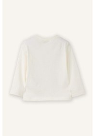 Resim Defacto Köpek Baskılı Penye Tişört Kız Bebek G9385a526sper99 Ekru-er99 