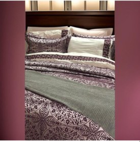 Resim Elart Çeyiz Paketi 10 Parça Yatak Örtüsü+nevresim Takımı+battaniye Elsa Mürdüm Mürdüm 