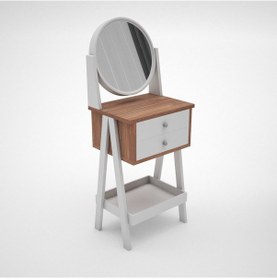 Resim Nesseshop Nesse Rose Makyaj Masası Dekoratif Ve Kullanışlı 