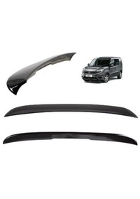 Resim Fıat Doblo 2010 2023 Spoiler Parlak Siyah Boyalı 