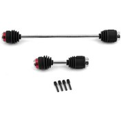 Resim Xindoker Traxxas Summit 1/10 Rc Araç İçin Metal Çelik Merkez Şaft Takımı - Ön Ve Arka Şaft Dahil 