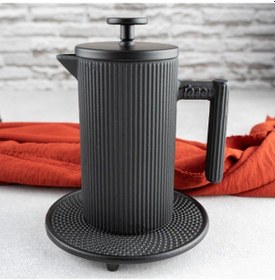 Resim Linden Döküm French Press 350 Ml Siyah T6006 Siyah 