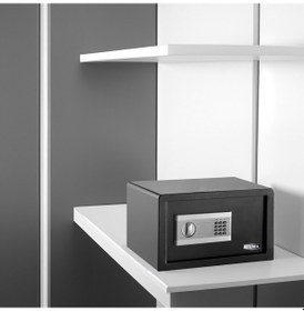 Resim Büro Ev Ofis İçin 25x35x25cm Maksi Elektronilk Tuşlu Kilit Güvenlik Kasası 