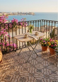 Resim Alesta Life Katlanır Mutfak Piknik Kamp Plaj Masası 40 x 70 CM 