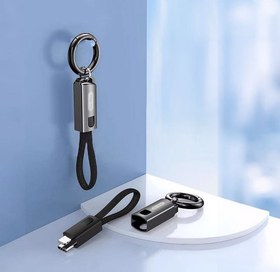 Resim Go-Des GD-UC683 Type-C to Lightning Hızlı Şarj Özellikli Anahtarlık Data ve Şarj Kablosu 27W - Siyah 