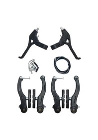 Resim Sevenkardeşler Bisiklet Fren Takımı V-brake plastik Siyah Takım Çok Renkli 