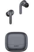 Resim Aukey EP-B1-GY Adaptif Hibrit ANC 10mm Sürücü Kablosuz Kulaklık 25 Saat Müzik - Koyu Gri 