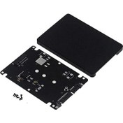 Resim M.2 Ngff - 2,5 Inç Sata Ssd/msata - Sata Adaptör Kartı Kutusu (Pc Adaptörü M2 +M Masaüstü Soketi Ngff Için B Tuşu) (Yurt Dışından) 