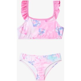 Resim Penti Renkli Kız Çocuk Adela Halter Bikini Takımı 