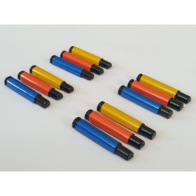 Resim Space KAPI BADEMİ TAKIM MERMİ RENKLİ FOSFORLU (4 KAPI İÇİN) KAPI SÜSÜ, KAPI TAKOZU, KAPI KORUMASI 