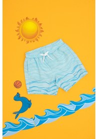 Resim U.s. Polo Assn. Erkek Çocuk Aqua Deniz Şortu 50309569-vr007 Aqua 