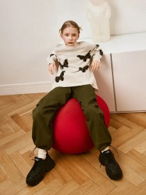 Resim Acoola Lastikli Twill Jogger Pantolonlar 325798268 Khaki 