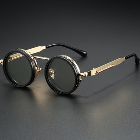 Resim Bir Steampunk Tarzı Dönebilen Lens Gözlük - Ayarlanabilir Parlaklık, Alaşım Çerçeve, Siyah Gri Lensler, Maske Partileri ve Moda Aksesuarları için Mükemmel, Moda Açıklaması Gözlük | Steampunk Gözlük | Alaşım Çerçeve Gözlük, Maske Partisi Aksesuarları, Kostüm Aksesuarları, Vintage Gözlük, Endüstriyel Estetik, Dayanıklı Yapı, Yüksek Kaliteli Lensler, Dekoratif Gözlük, Cosplay Tutkunları, Alternatif Moda 