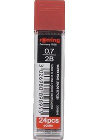 Resim Rotring Min Super Polymer 2B 0.7 MM 2089895 12 Adet 