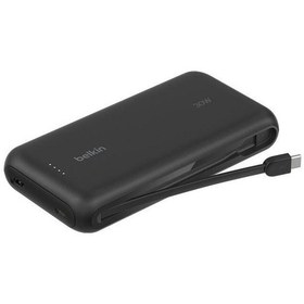Resim Belkin Bpb024hqbk 20k 30w Powerbank Entegre Usb C Kabloyla siyah 