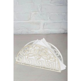 Resim Venon Home Peçetelik Gizem Krem Sarı Patine 