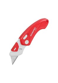 Resim Workpro Wp211004 Plastik Gövde Katlanır Rötuş Maket Bıçağı 
