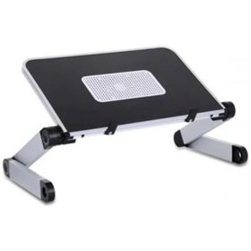 Resim AyrStore Alüminyum Yükseklik Ayarlı Katlanabilir Laptop Sehpası Notebook Macbook Standı Dizüstü Laptop 