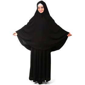 Resim Büşra Sultanbaş Bütün Çarşaf - İpek Cepli 