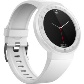 Resim SWORD Akıllı Saat 55mm Beyaz Rengi Alüminyum Kasa Ve Spor Kordon Stylish 