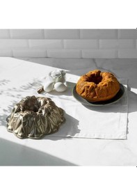 Resim Nehir Stella Silver 26 Cm Döküm Kek Kalıbı 