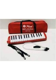 Resim Melodika 32 Tuşlu Kırmızı 