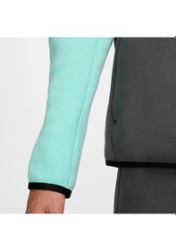 Resim Nike Tech Fleece Fz Windrunner Hoodie Erkek Sweatshirt-sportxoutlet Gri - Beyaz 