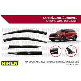 Resim Kia Sportage Kromlu Cam Rüzgarlığı Niken 2021+ 