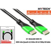 Resim Hytech 40-metre HY-HD4K40W HDMI v2.0 Ultra HD 4K 2160p 3D Kablo 