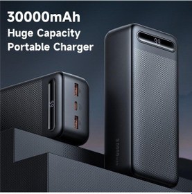 Resim Mcdodo MC-4442 10.5W 30000 mAh Ekranlı Powerbank Siyah 