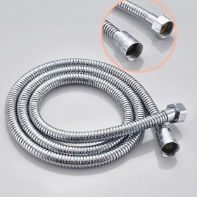 Resim Çelik Kromlu Duş Hortumu 150 cm Pirinç Somon KDH101 