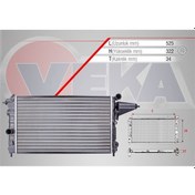 Resim Veka-16-3218 - Su Radyatoru Mekanık Opel Vectra A 1.4 M-t 1988- 