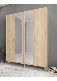 Resim Açelya Portmanto Vestiyer Ayakkabılık Meşe - Ücretsiz Kurulum M2 